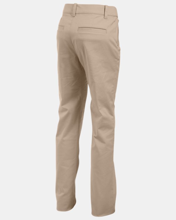 Girls' UA Uniform Chino Pants - Plus Size, Brown, pdpMainDesktop image number 1